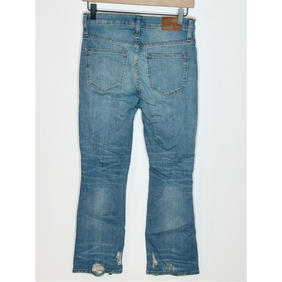 Madewell Cali Demi-Boot Jeans in Bess Wash: Button-Front Edition Size 26 - Picture 5 of 13